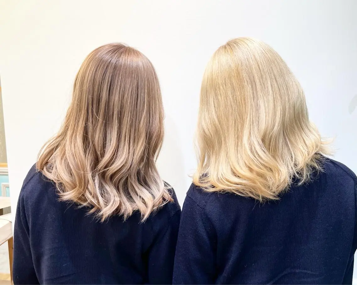 セミロング カラー 🌈ブリーチ特化🌈 MINATOのヘアスタイル