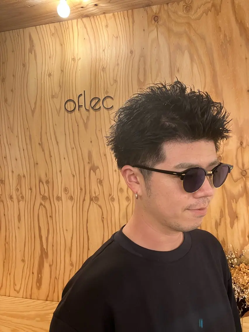 メンズ スパイキーショート カット OCHIAI KEISUKEのヘアスタイル