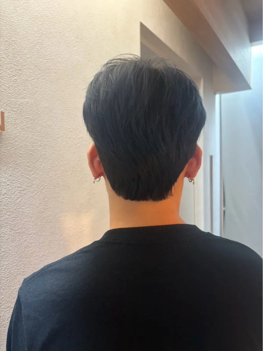 メンズ限定カット＋ワンカラーの写真