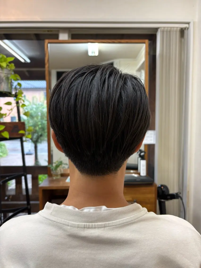 ショート メンズ カット 羽鳥 美穂のヘアスタイル