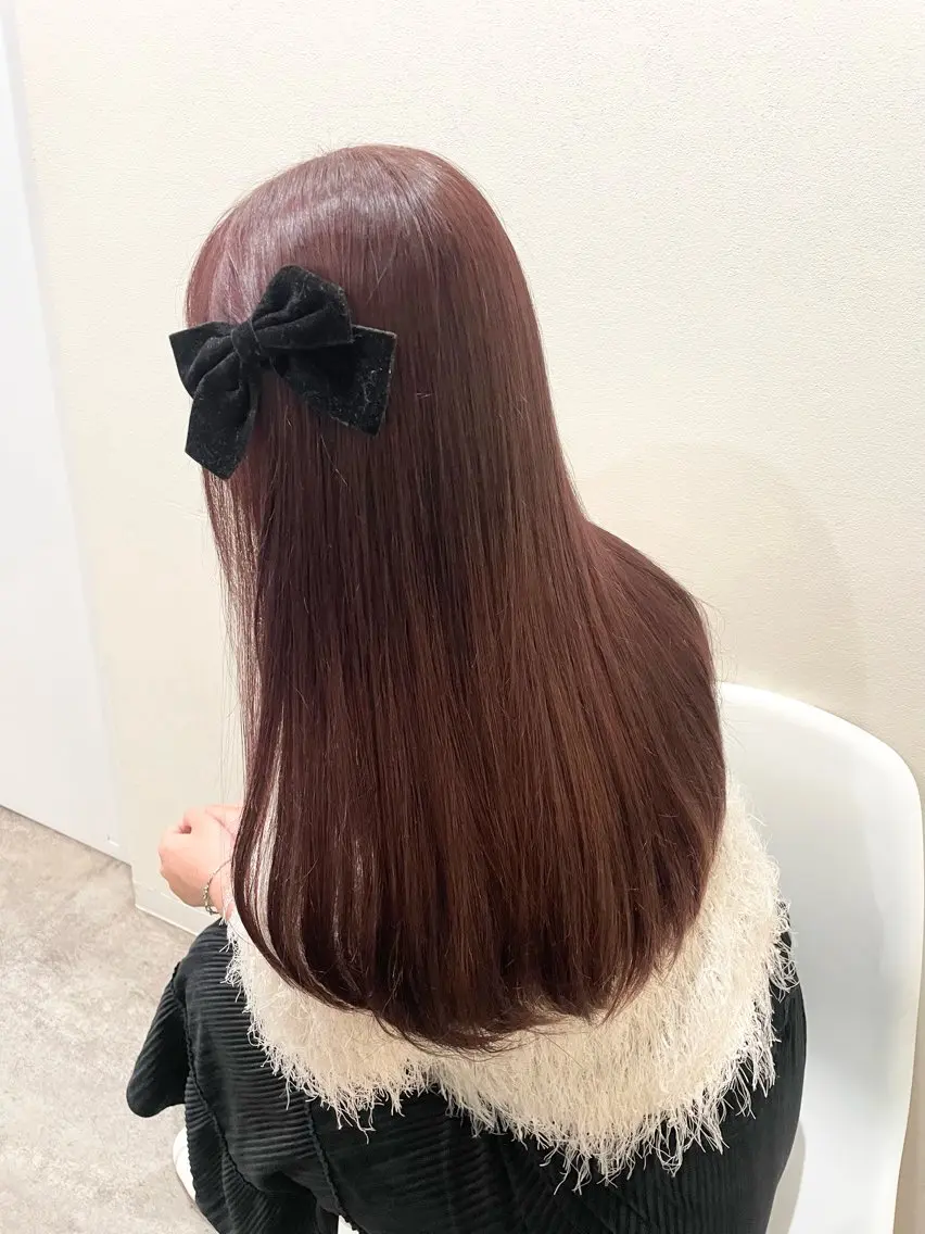 カラー ブリーチ ラベンダーカラー ブリーチなしカラー ピンクカラー ピンクラベンダー ヘアカラー 大阪ヘアセット🎀 Honokaのヘアスタイル