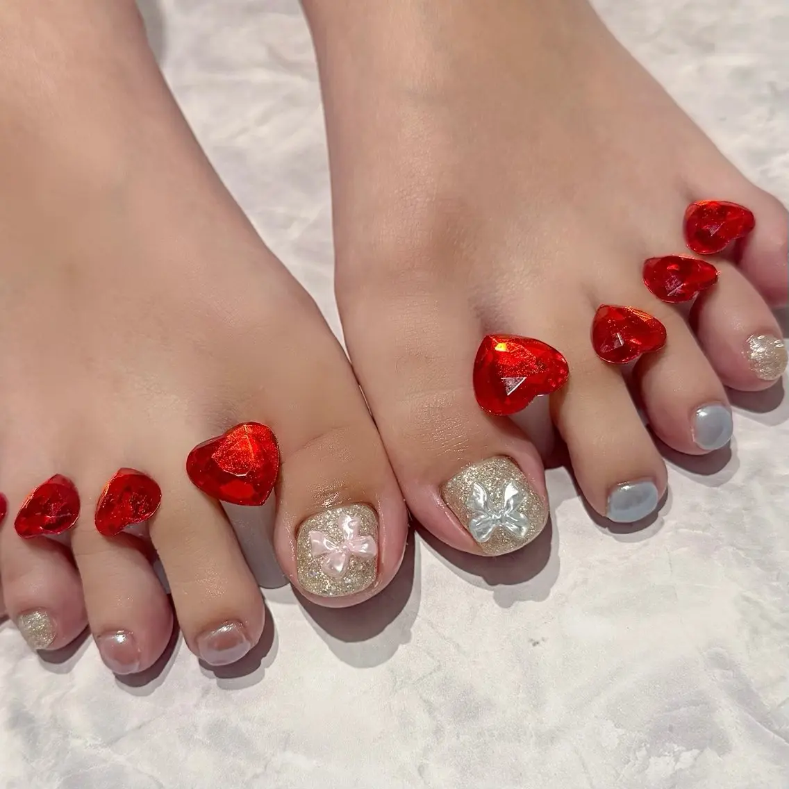 ネイル フットネイル MAKI💎綺麗め 大人可愛い/堺筋本町のネイルデザイン