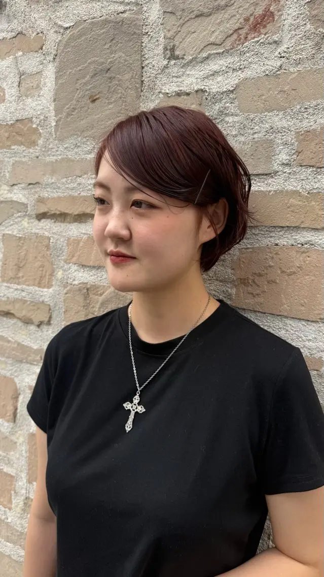 【平日限定】🍒ヘアカラー➕前髪カット🍒の写真