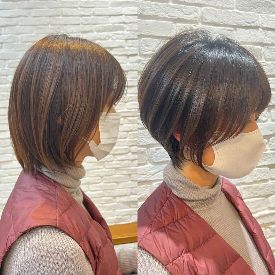 ショート ショートボブ 丸みショート ボブ くびれヘア ショートヘア 襟足でお悩みの方✂︎ くびれ職人ハシモトのヘアスタイル