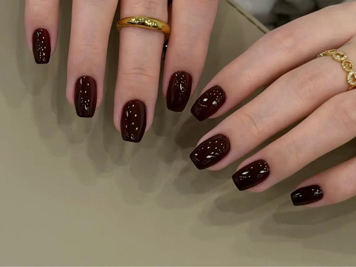 ネイル ブラウン フットネイル フレンチネイル グラデーション 氷ネイル・うるうるネイル ハンドネイル Mixx Nail_ Studioのネイルデザイン