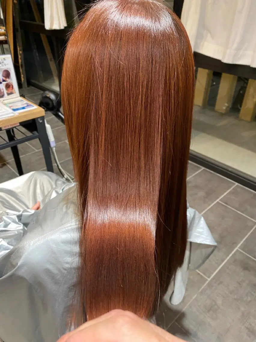 髪質改善カラーエステ＋カット＋トリートメントの写真