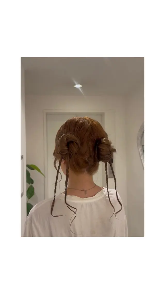 ロング ヘアセット あゆみ／中津 ／透明感カラーのヘアスタイル
