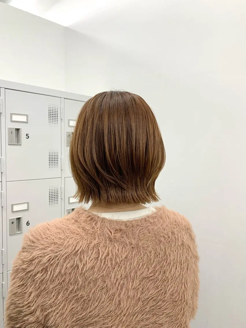 ショート ボブ レイヤーカット カット トリートメント 本格ヘッドスパ🌿 ×ヘア 佐藤のヘアスタイル