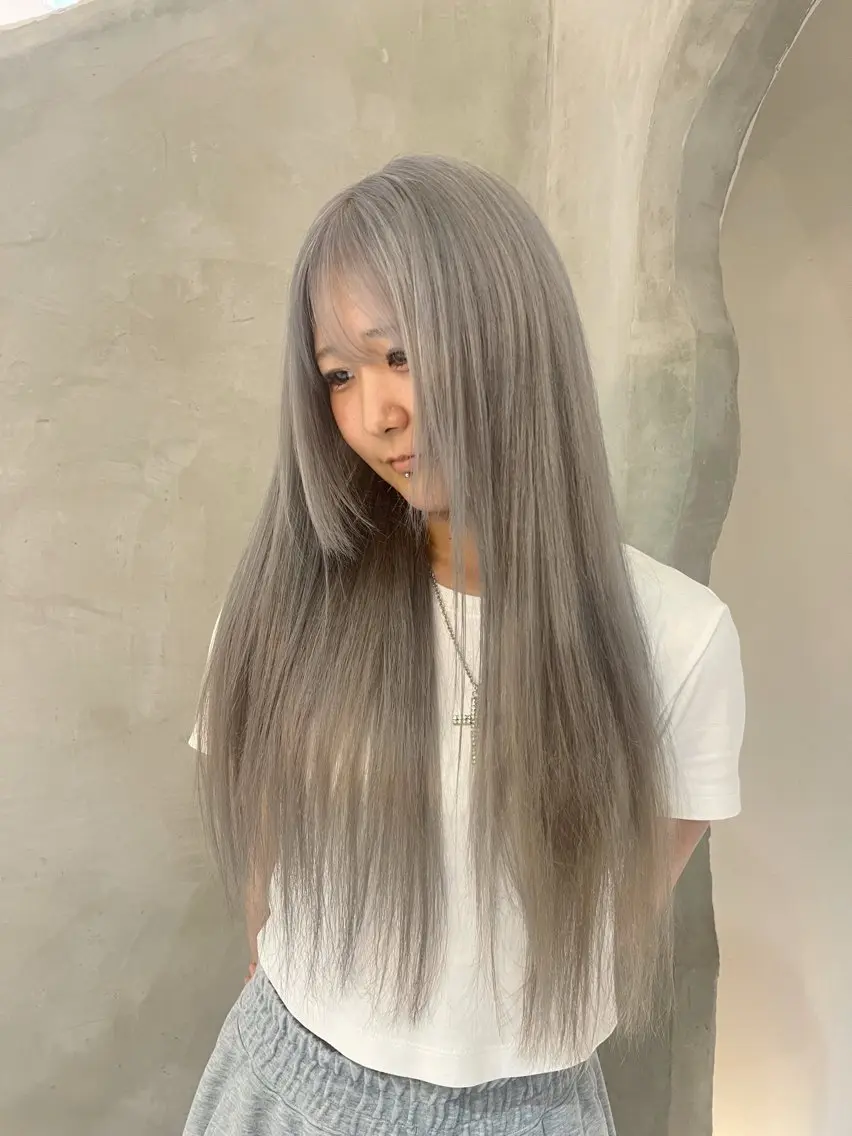 ロング 重松 丈博のヘアスタイル