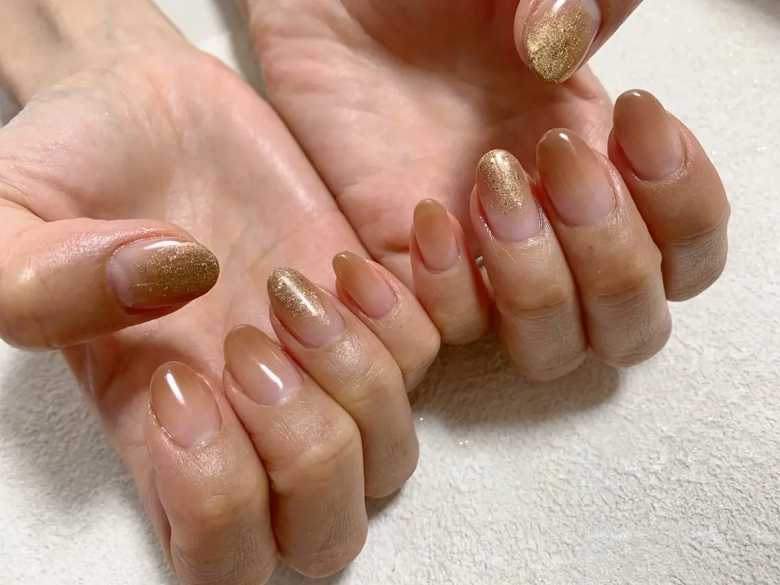 ネイル ジェルネイル メンズネイル オフィスネイル パラジェル シンプルネイル kiki nail たまプラーザのネイルデザイン