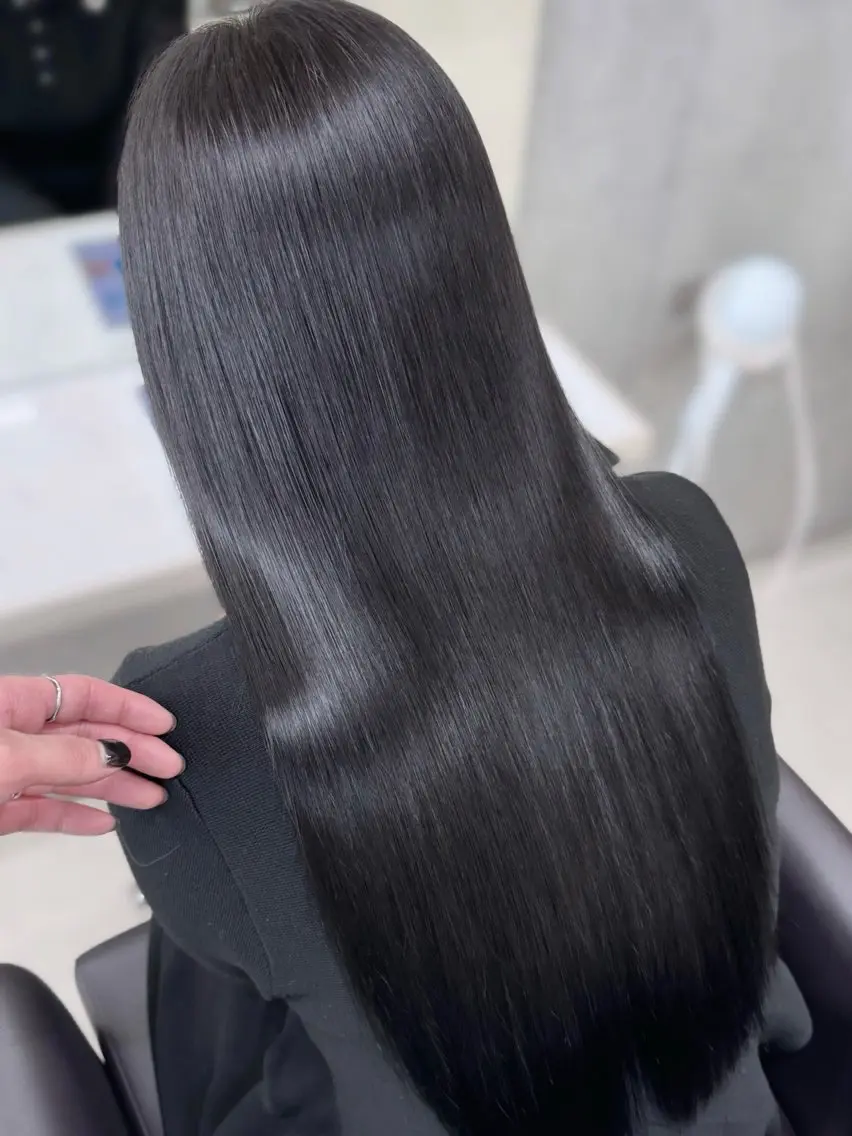 ロング 縮毛矯正 うる艶ヘア♡韓国好き 透明感　shotaのヘアスタイル