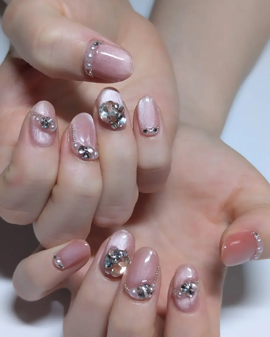 ネイル 長さ出し ハンドネイル ☆ KANON☆のネイルデザイン