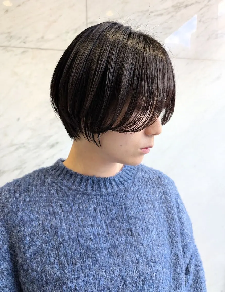 ショート 似合わせカット ショートヘア カット ヘッドスパ 仁科 美乃里のヘアスタイル