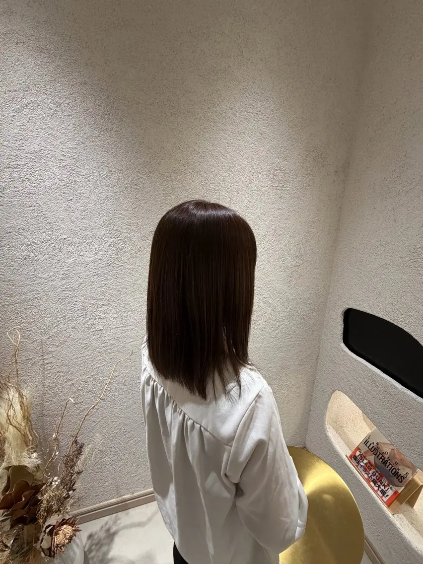 白髪染めカラーの写真
