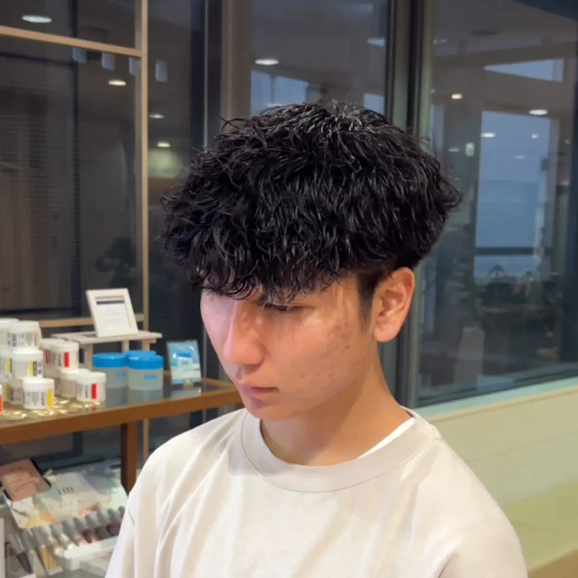 🔵メンズカット＆パーマ【波巻き/ツイスパ/フェザー】の写真