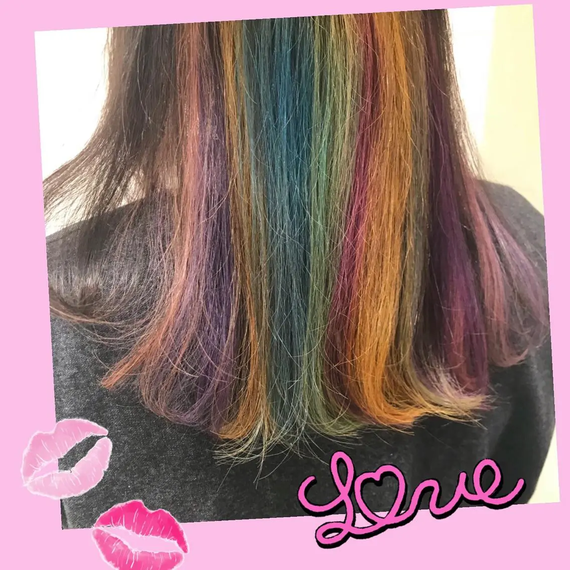 カラー ユニコーンカラー 新宿駅近♡個室 ♡関口三都季🌜のヘアスタイル