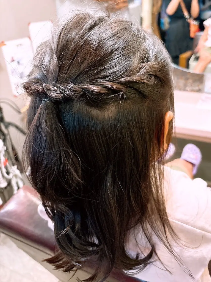 キッズ ヘアアレンジ 簡単アレンジ echo 近藤のエステ・リラクイメージ