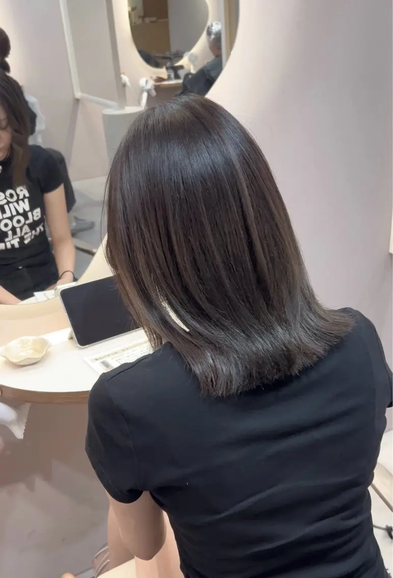カラー オリーブカラー なお /透明感カラー🫧のヘアスタイル