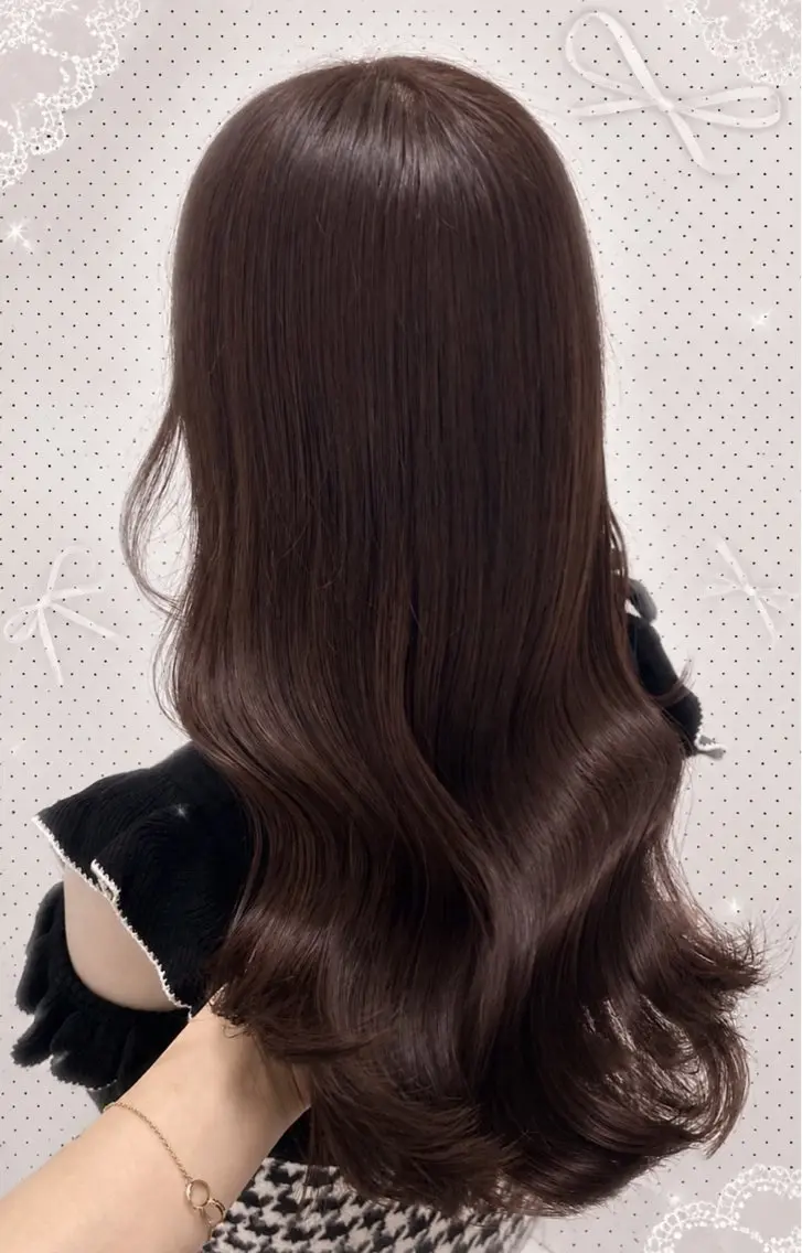 カラー ブリーチ ブラウンカラー ショコラブラウン 透明感カラー ブリーチなしカラー ヘアカラー トリートメント Azu🎀/マツエク 🍒/ブラウン🤎のマツエク・マツパデザイン