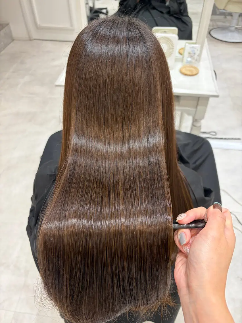 ロング カット トリートメント Barrel天王寺 satokoのヘアスタイル