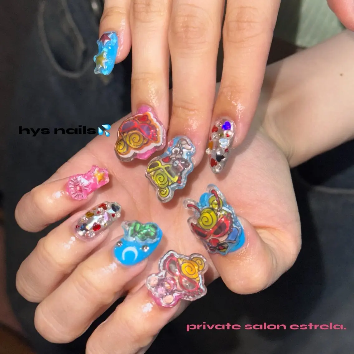 ネイル ハンドネイル estrela 🍑のネイルデザイン