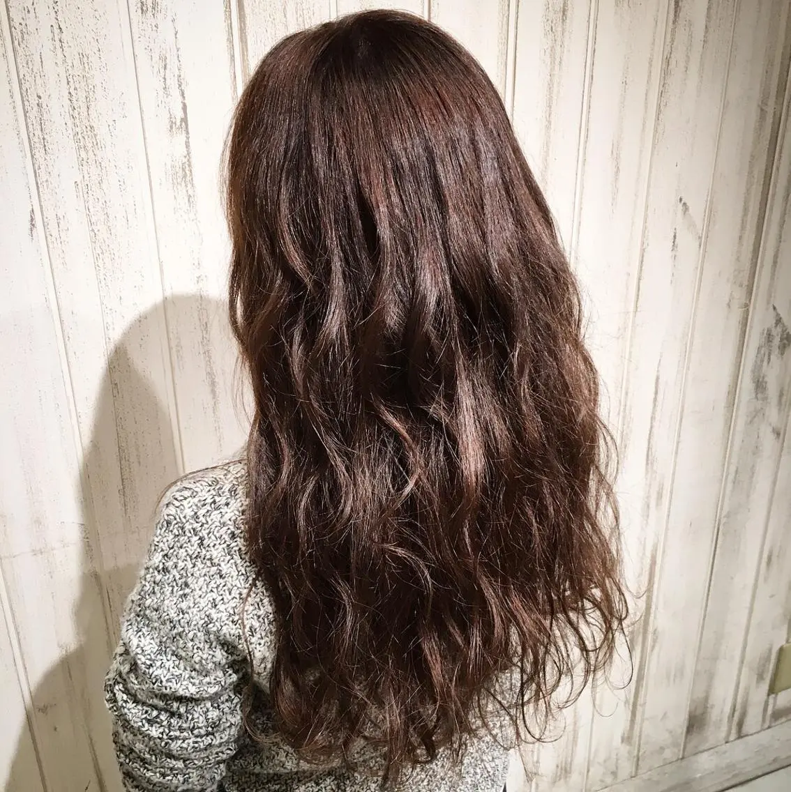 ロング カラー グレージュ 永井大樹✨ 透明感カラー✨のヘアスタイル