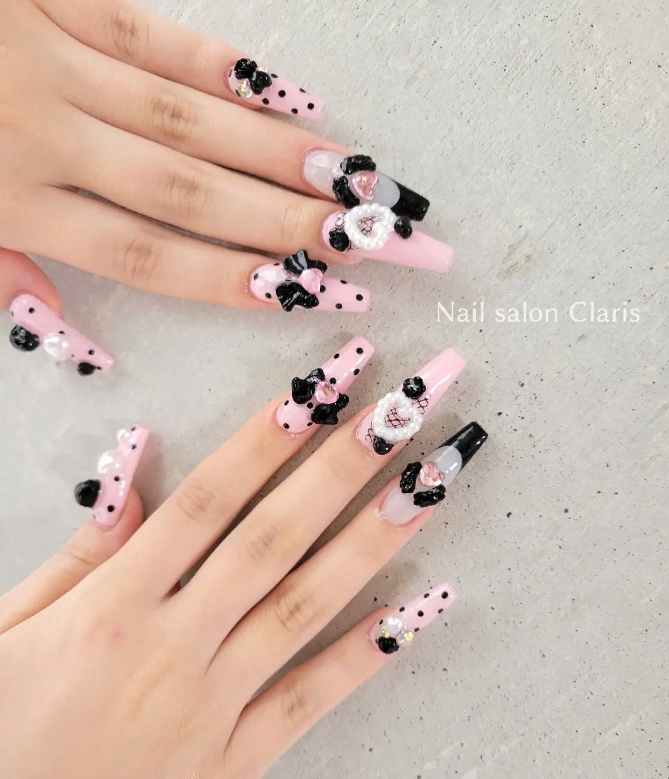 ネイル アートネイル スカルプネイル Nailsalon Clarisのネイルデザイン
