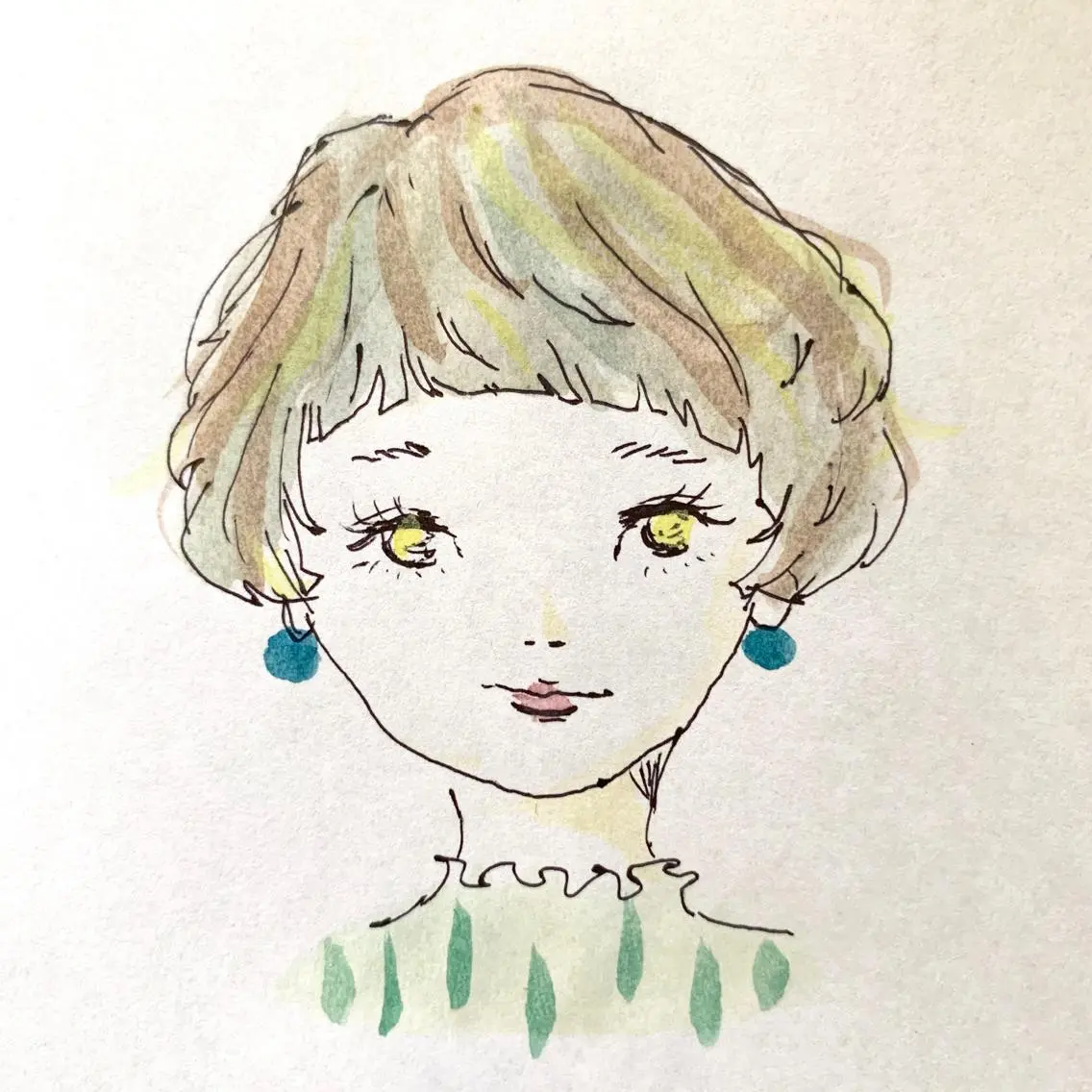 カット & ヘアカラー & パーマ & トリートメントの写真