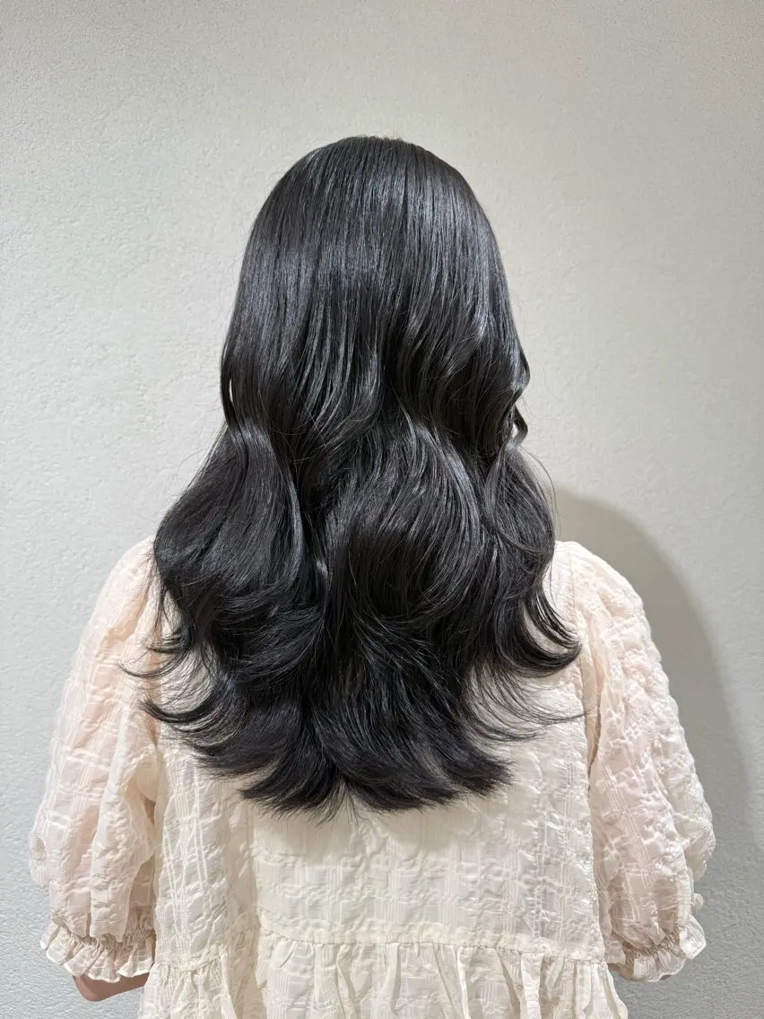 【🎀人気NO.1🎀】カット+フルカラー+コアミートリートメント(シャンプーブロー込)の写真