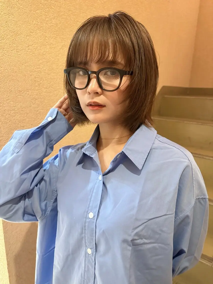 セミロング カラー カット ヘアカラー 🫧アイドルヘア中島 圭吾🫧のヘアスタイル