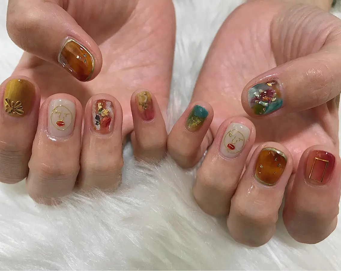 ネイル nailartist lisaのネイルデザイン