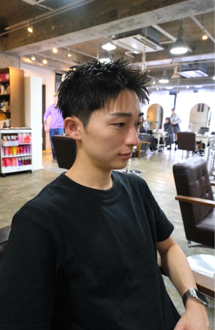 メンズ スパイキーショート カット 福岡美容室 koudaiのヘアスタイル
