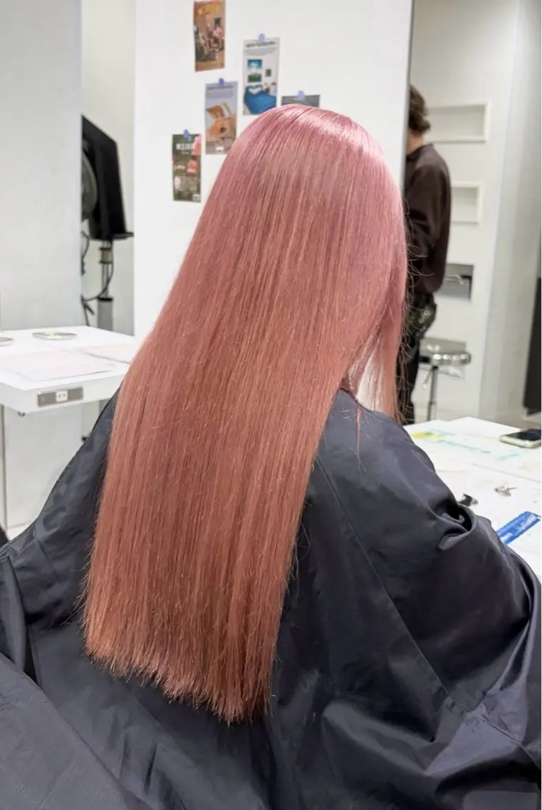 ロング カラー ヘアカラー トリートメント ヘアセット グレージュ/ベージュ /経堂/sana🌱のヘアスタイル