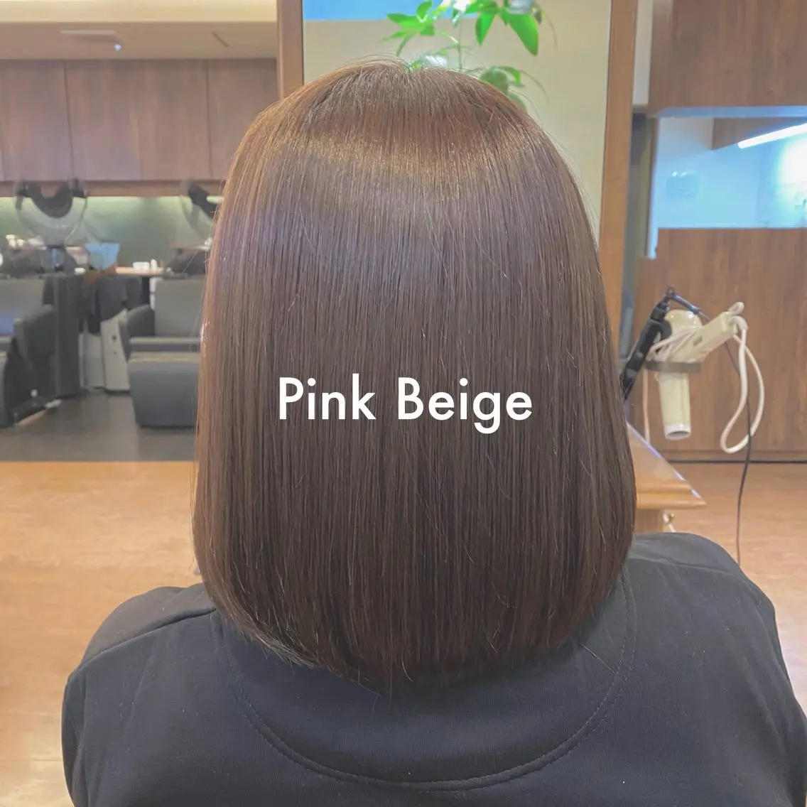 ミディアム カラー ベージュカラー ピンクカラー カット ヘアカラー トリートメント Eri 🌿透明感・艶カラーのヘアスタイル