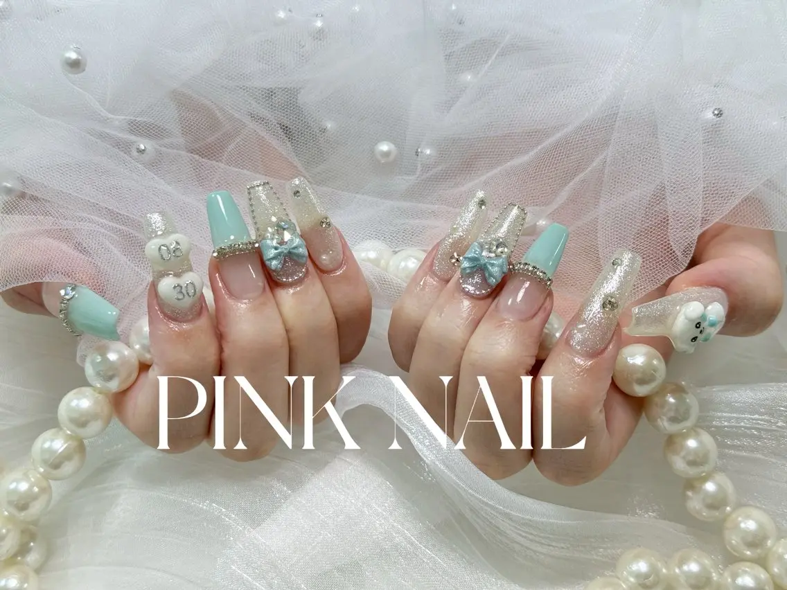 ネイル ハンドネイル pink nailのその他イメージ