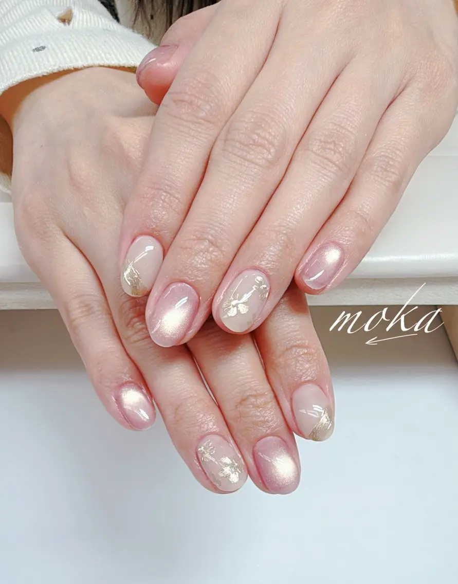 ネイル ハンドネイル ハンドケア 胡蝶蘭レディースサロ ンNailMOKAのネイルデザイン