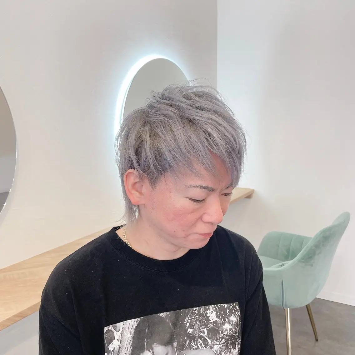 ショート カラー メンズ メンズバレイヤージュ メンズブリーチ メンズハイライト メンズハイトーン メンズインナーカラー ヘアカラー トリートメント ブリーチの神 KYONのその他イメージ