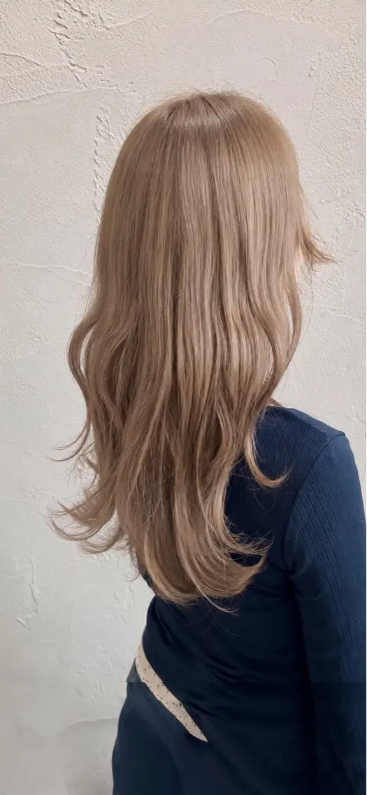 ロング カラー カット ヘアカラー トリートメント 🐈‍⬛八木風歌 ifh飯塚🐈‍⬛のヘアスタイル
