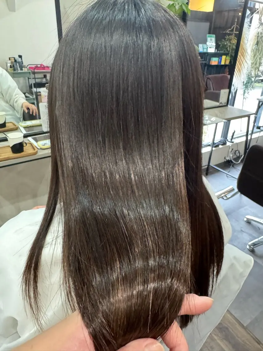 ロング 縮毛矯正 カット 縮毛矯正 トリートメント MASA .のヘアスタイル