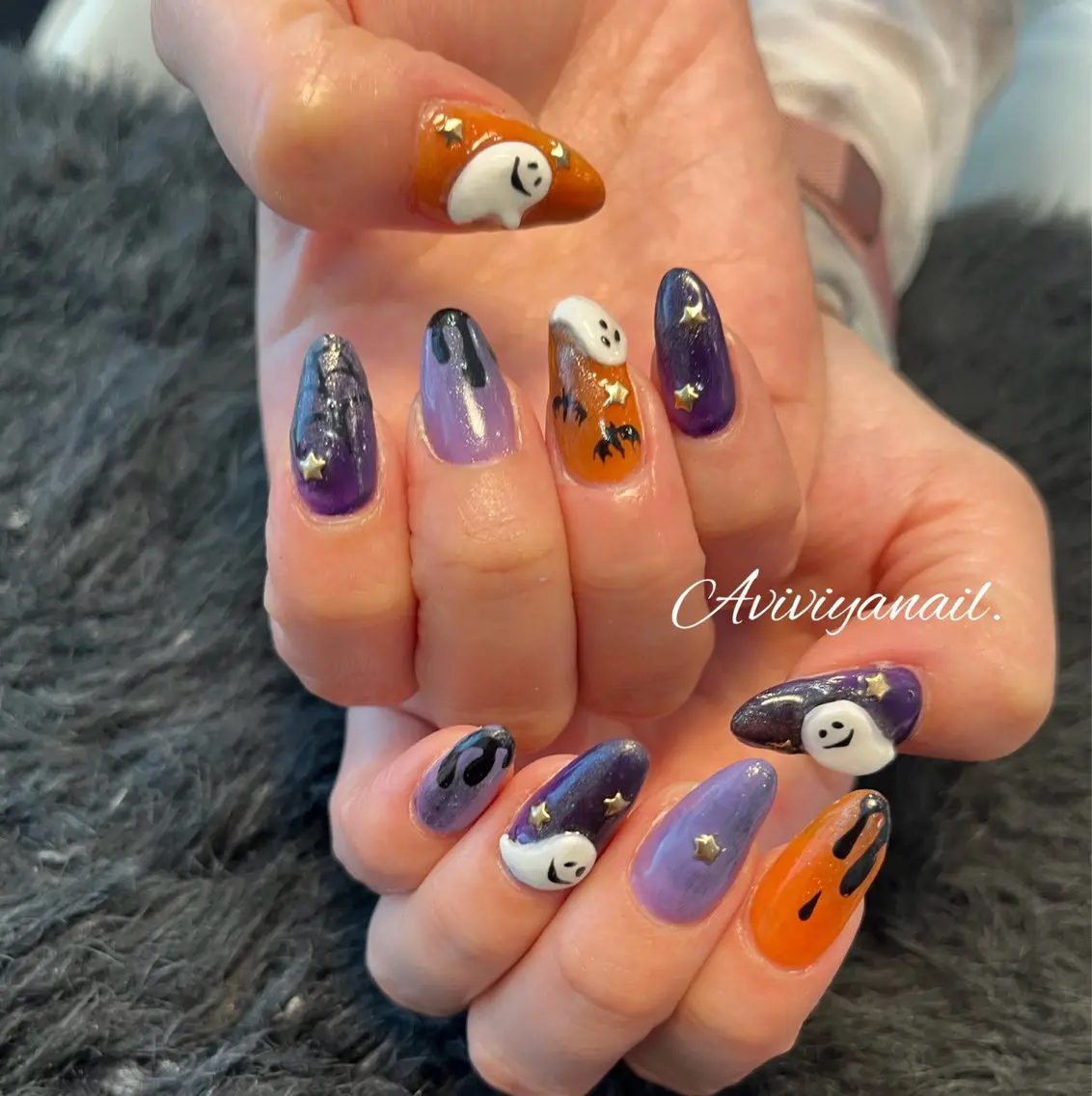 ネイル ハロウィン kubo ayaのネイルデザイン