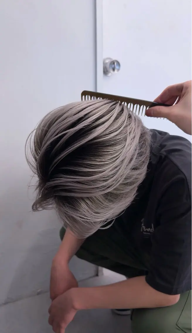 カラー メンズ デザインカラー🌈/ ハイトーン特化/渋谷のヘアスタイル