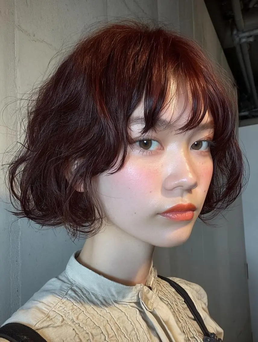 パーマ+高保湿1ステップトリートメントの写真