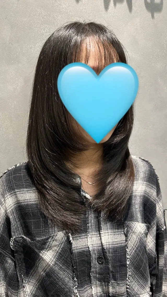 セミロング 宇都宮 育実のヘアスタイル