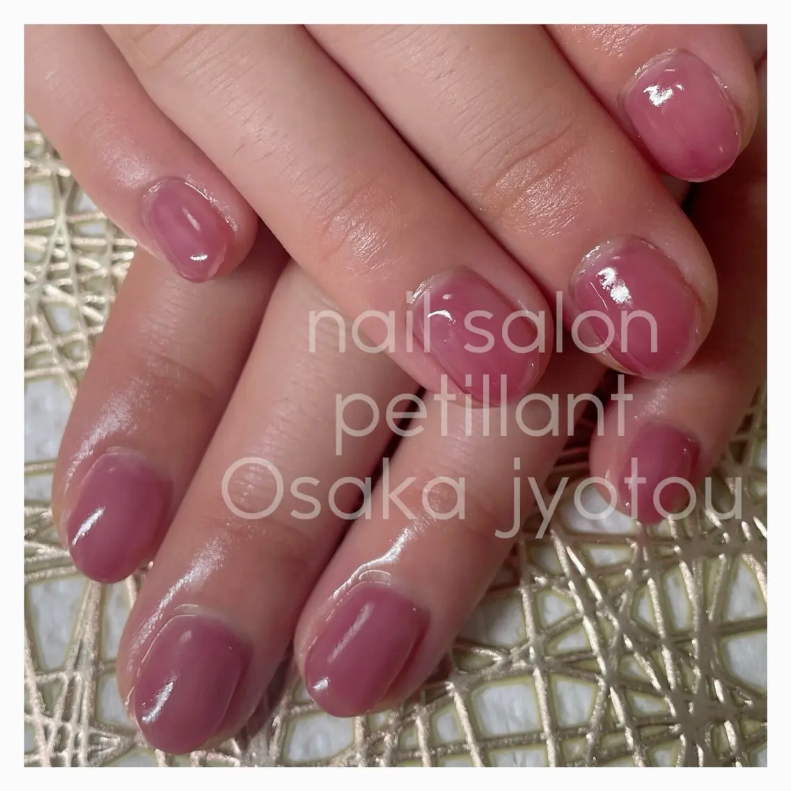 ネイル ピンク nail salon petillantのネイルデザイン