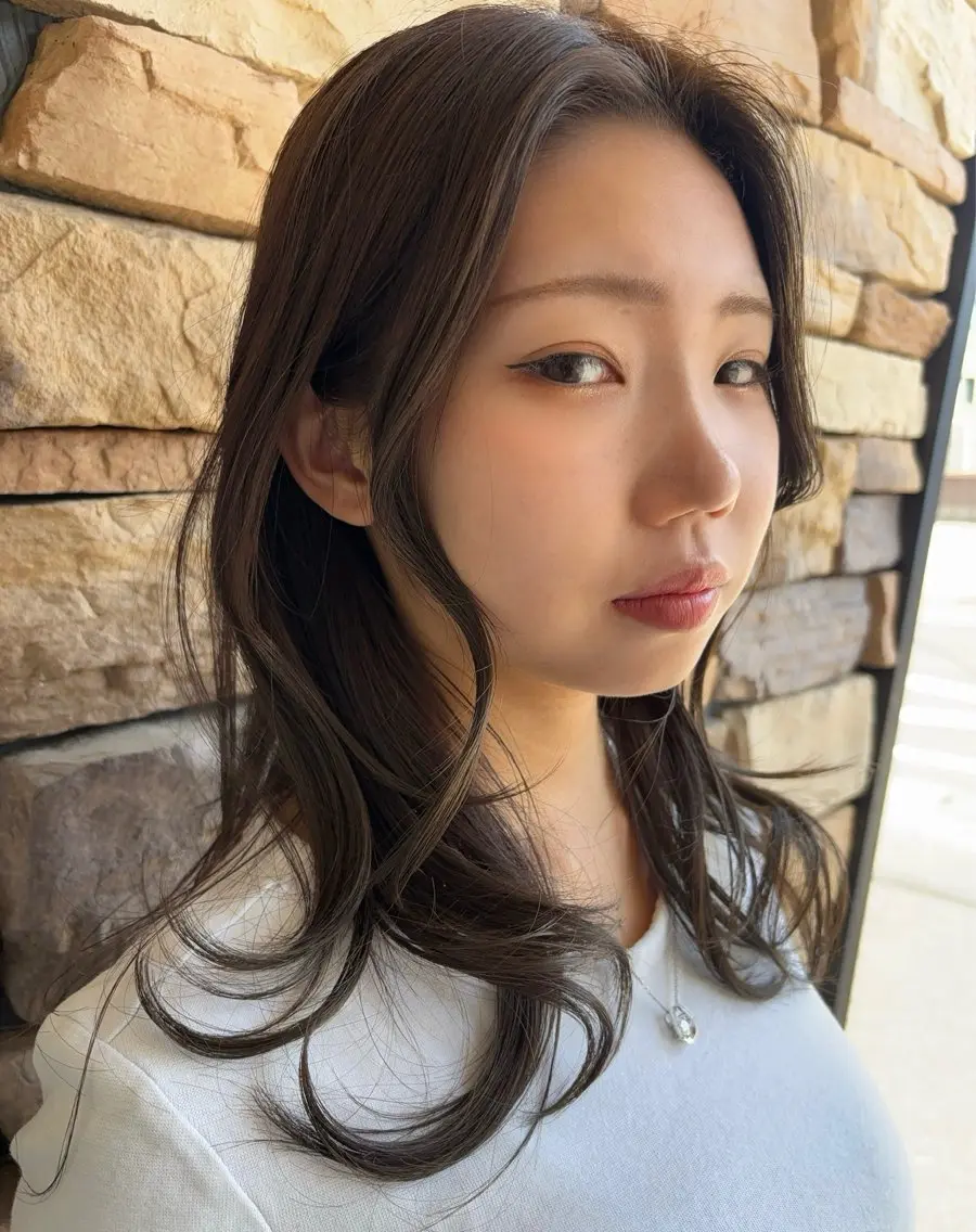 セミロング カット ヘアカラー ase.糸島店 MAIのヘアスタイル