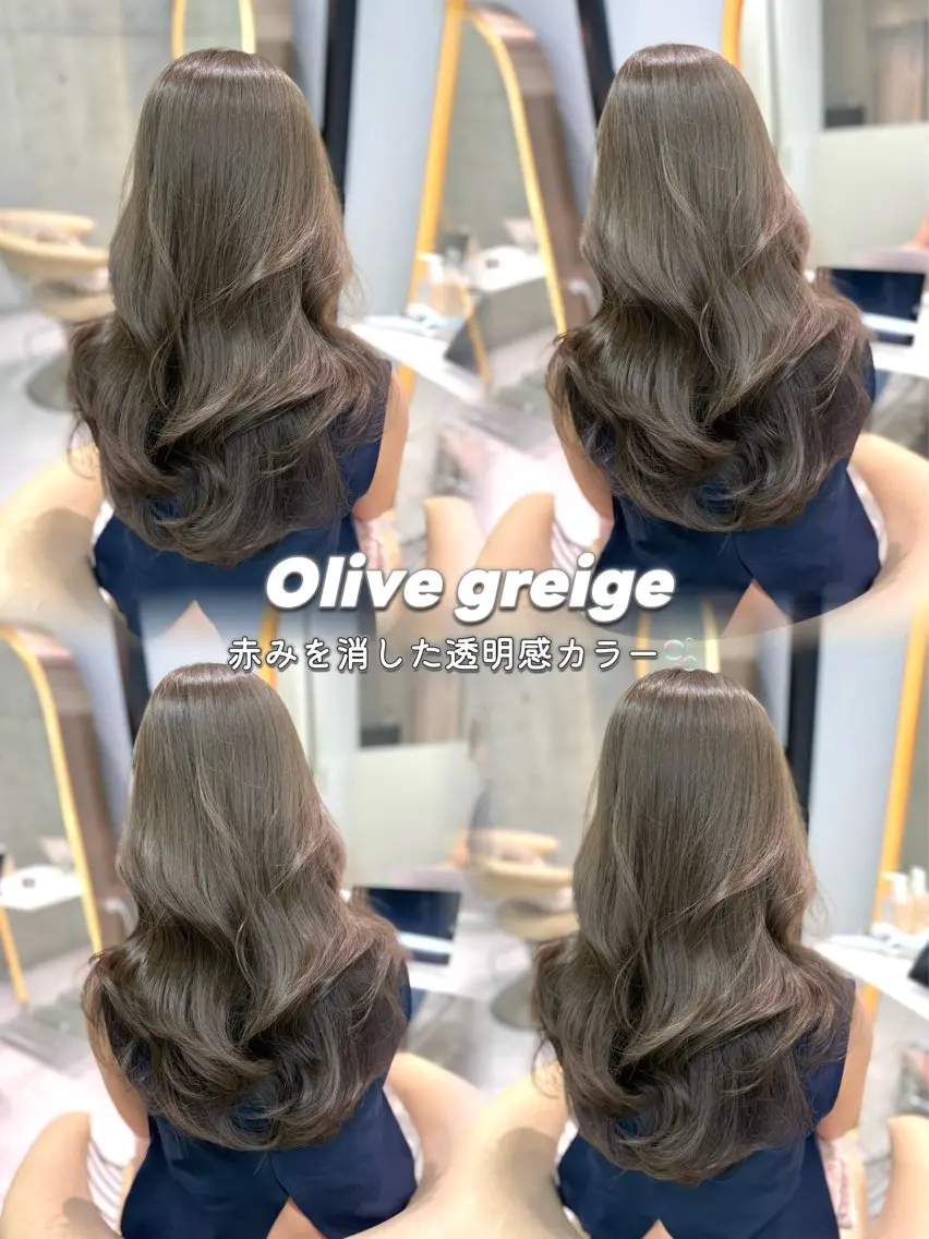 セミロング カラー ヘアカラー shion 透明感カラーのヘアスタイル