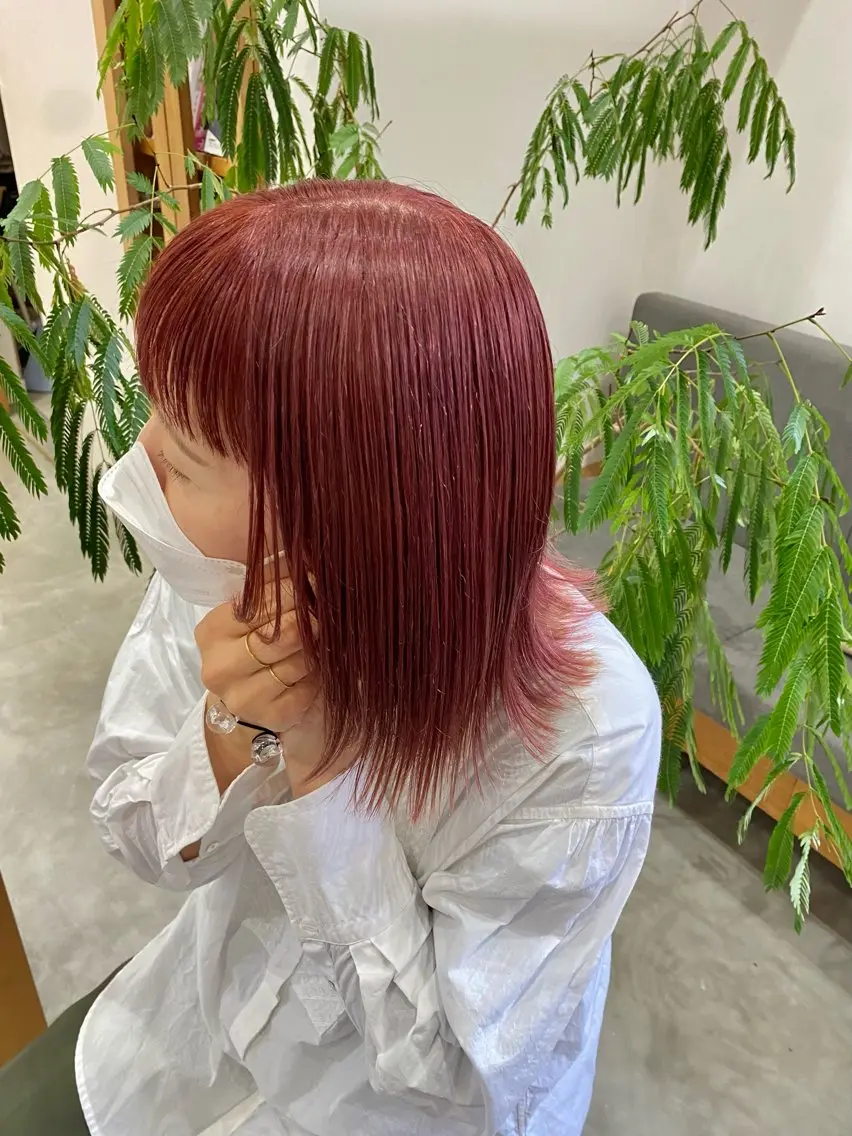 【カラーを楽しみながら癒しを】ダブルカラー＋トリートメント＋ヘッドスパ20%off(シャンプー、ブロー込み)の写真