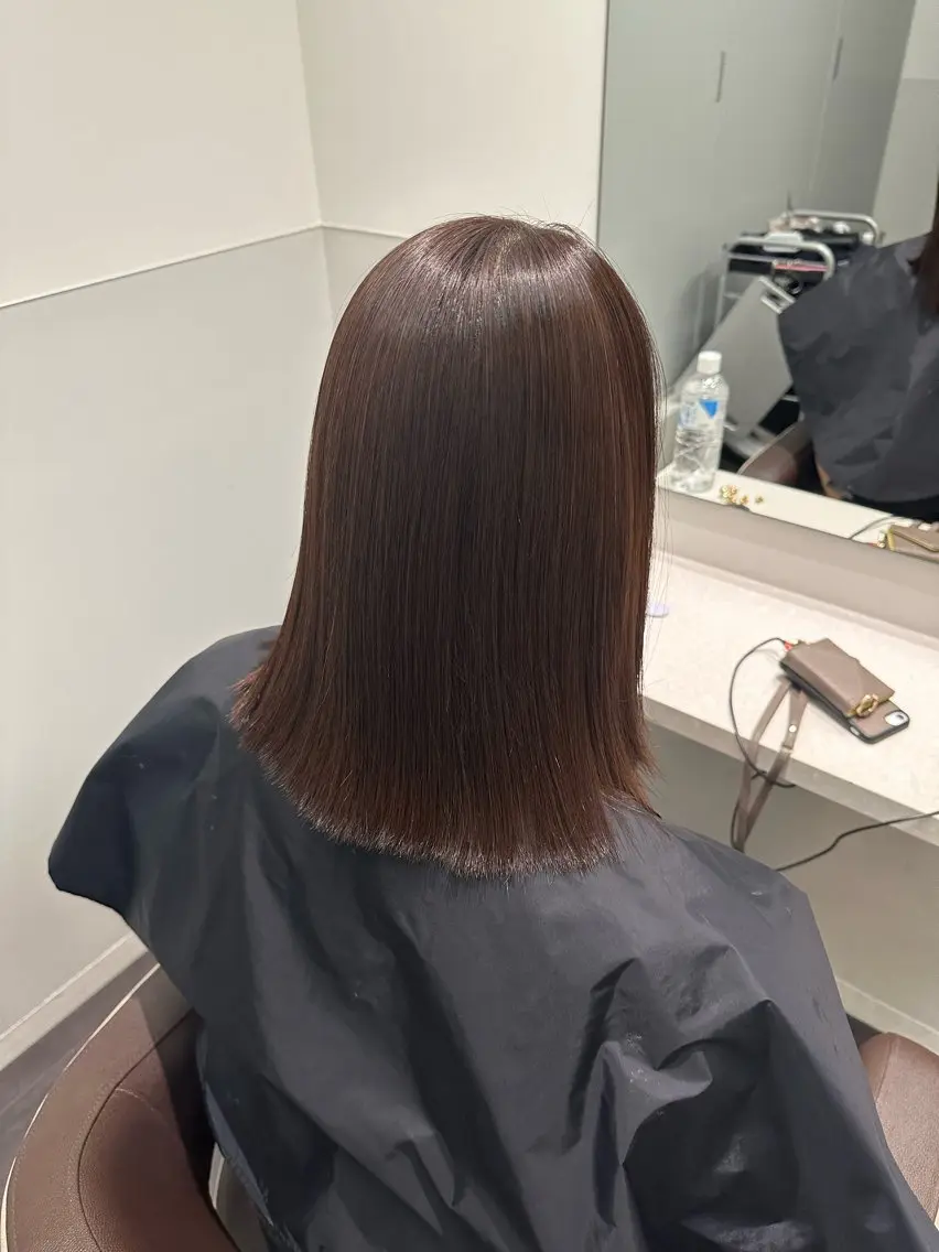 セミロング 美髪特化✨ 伊織✨縮毛矯正✨のヘアスタイル