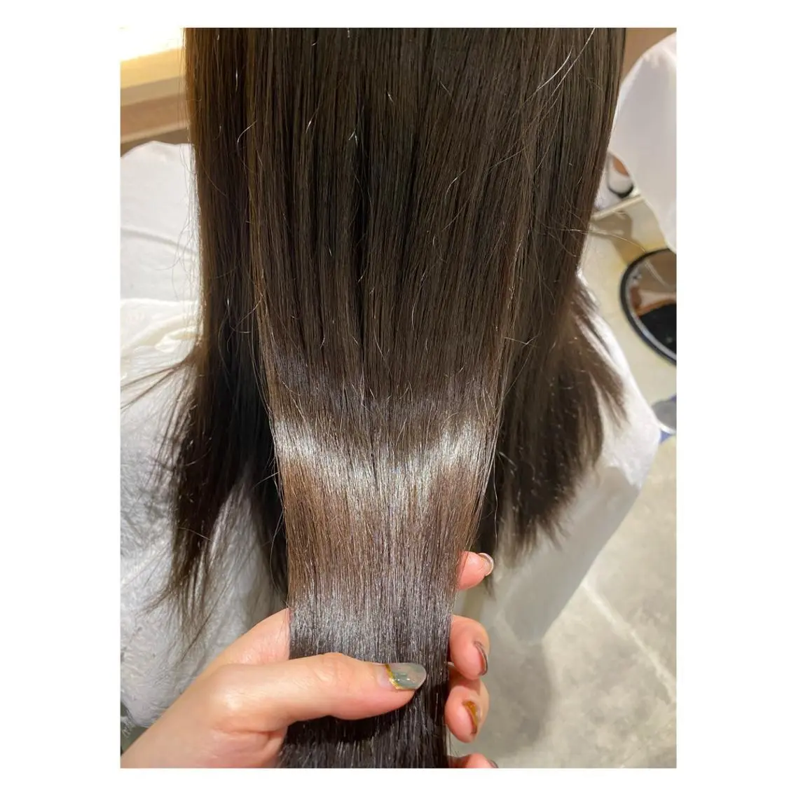 カラー 🩵盛れる顔周りヘア EMI🩵のヘアスタイル