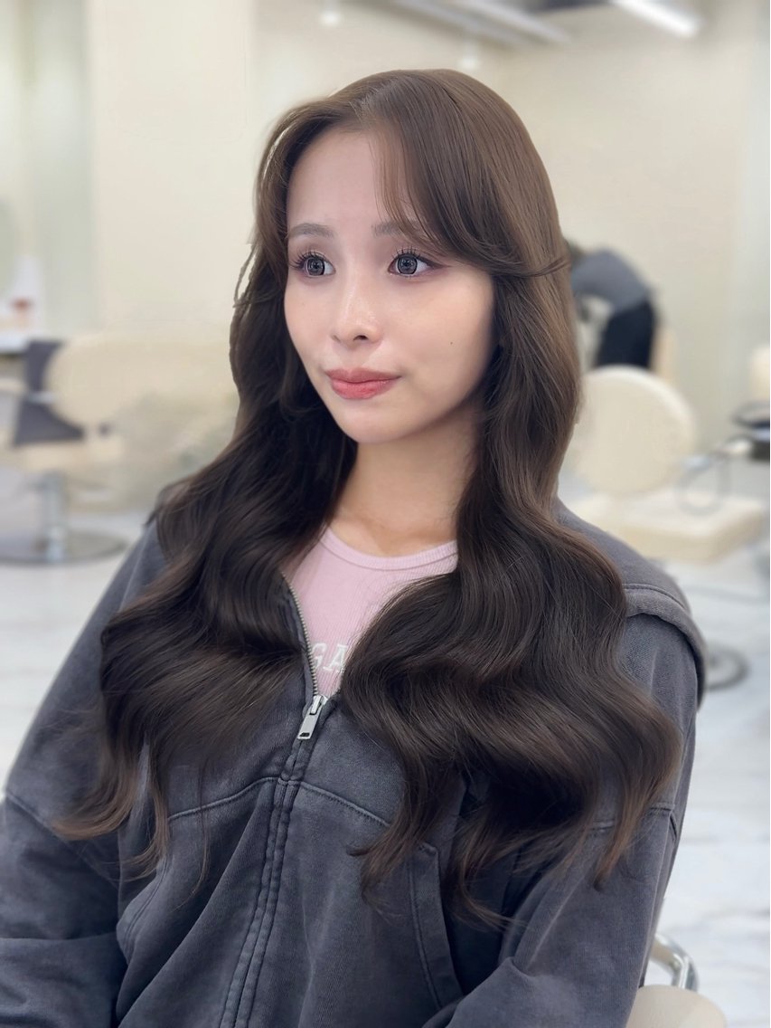 ロング パーマ カット パーマ トリートメント ニシダヒカリ🌙 髪質改善×似合わせのヘアスタイル